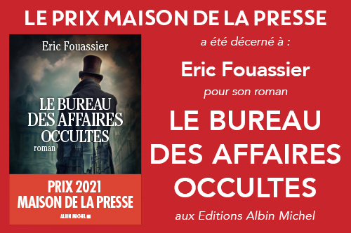 Annonce du lauréat du Prix Maison de la Presse 2021